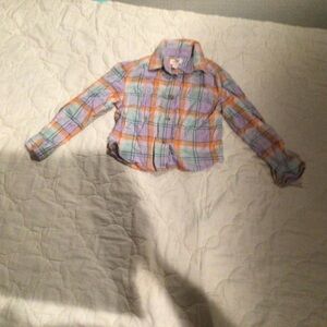 Plaid Kids Shirt - Multicolor